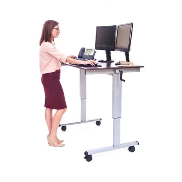 Crank Adjustable Stand Up Workstation, Finefabrics, Mfr#: FI680778